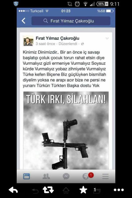 Fırat Çakıroğlu kürtlere küfür