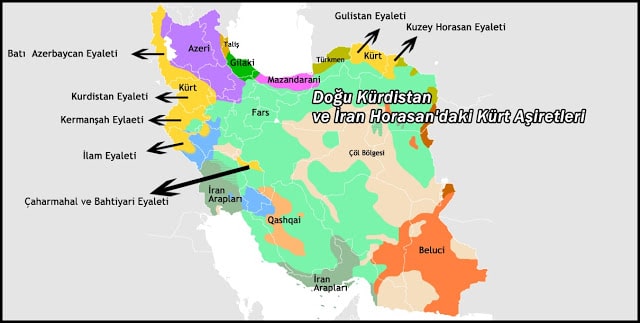 İran’daki (Doğu Kürdistan-Rojhılat) Kürt Aşiretleri